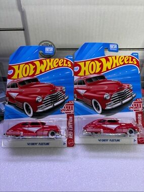 Hot wheels target exclusive red edition '47 Chevy Fleetline Red